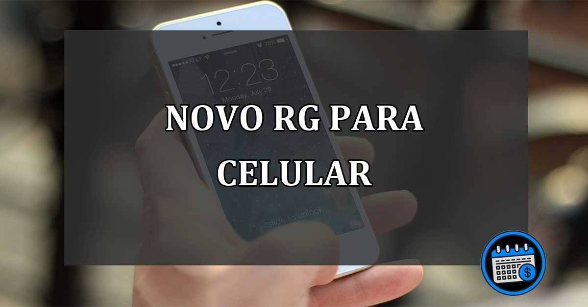 novo rg para celular