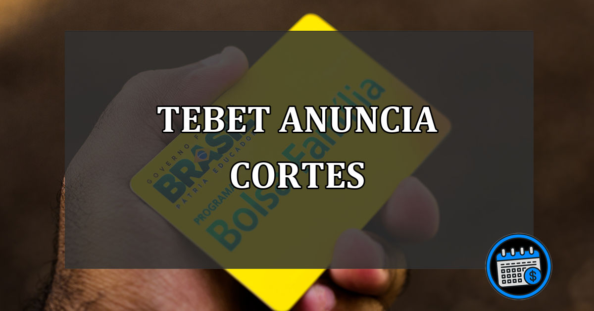 tebet anuncia cortes