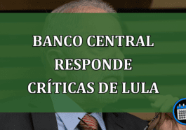 Banco central respondeu críticas de Lula