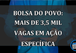 Bolsa Do Povo: Mais De 3,5 Mil Vagas Em Ação Específica; Confira.