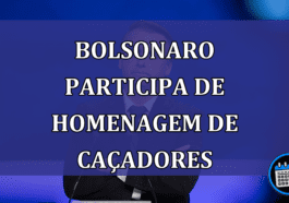 Bolsonaro participa de homenagem de cacadores