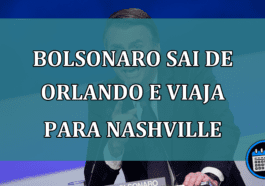 Bolsonaro sai de Orlando e viaja para Nashville