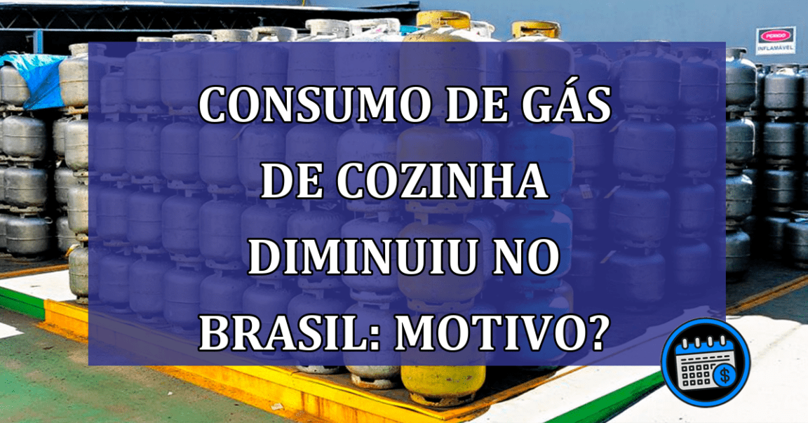 Consumo de gás no Brasil caiu nos lares