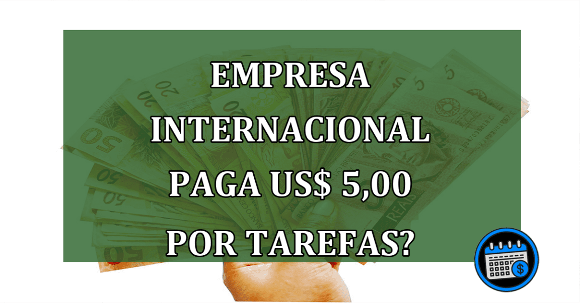 Plataforma de empresa internacional paga para realizar micro tarefas