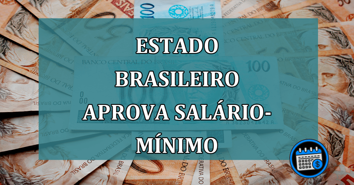 Estado Brasileiro APROVA Salário-Mínimo.