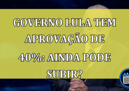 Aprovação de Lula é de 40% da sociedade