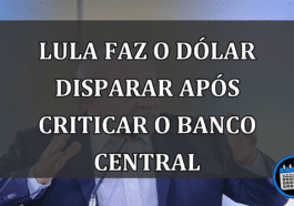 Lula faz o dólar disparar após criticar o Banco Central!