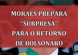 Moraes prepara ‘’surpresa’’ para o retorno de Bolsonaro ao Brasil