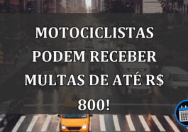 Motociclistas podem levar multas de até R$ 800