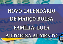 Novo calendário de março do Bolsa Família já está pronto