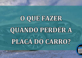 O que fazer quando perder a placa do carro?