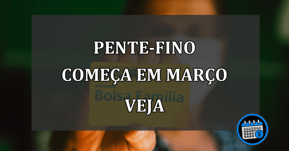 PENTE-FINO COMEÇA EM MARÇO VEJA