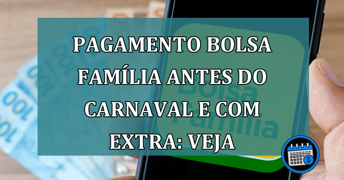 Pagamento de fevereiro antecipado e com extra