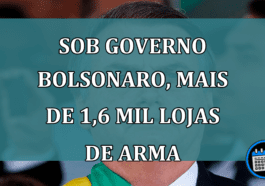 Sob governo Bolsonaro, mais de 1,6 mil lojas de arma