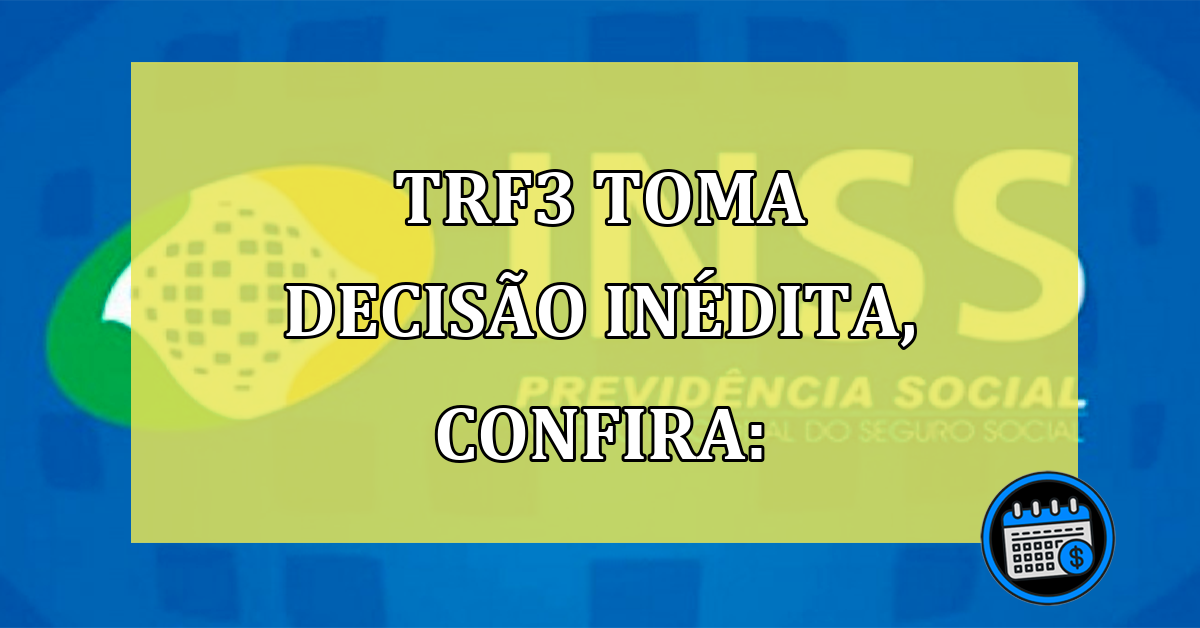 trf3 decide aposentadoria esquizofrennia mais adicional