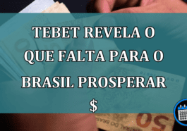 Tebet revela o que falta para o Brasil prosperar economicamente!