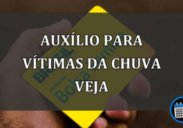 auxílio para vítimas da chuva veja