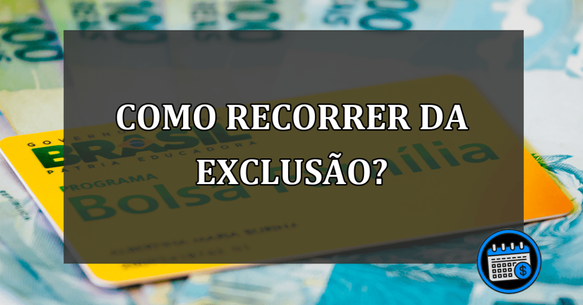 como recorrer da exclusão?