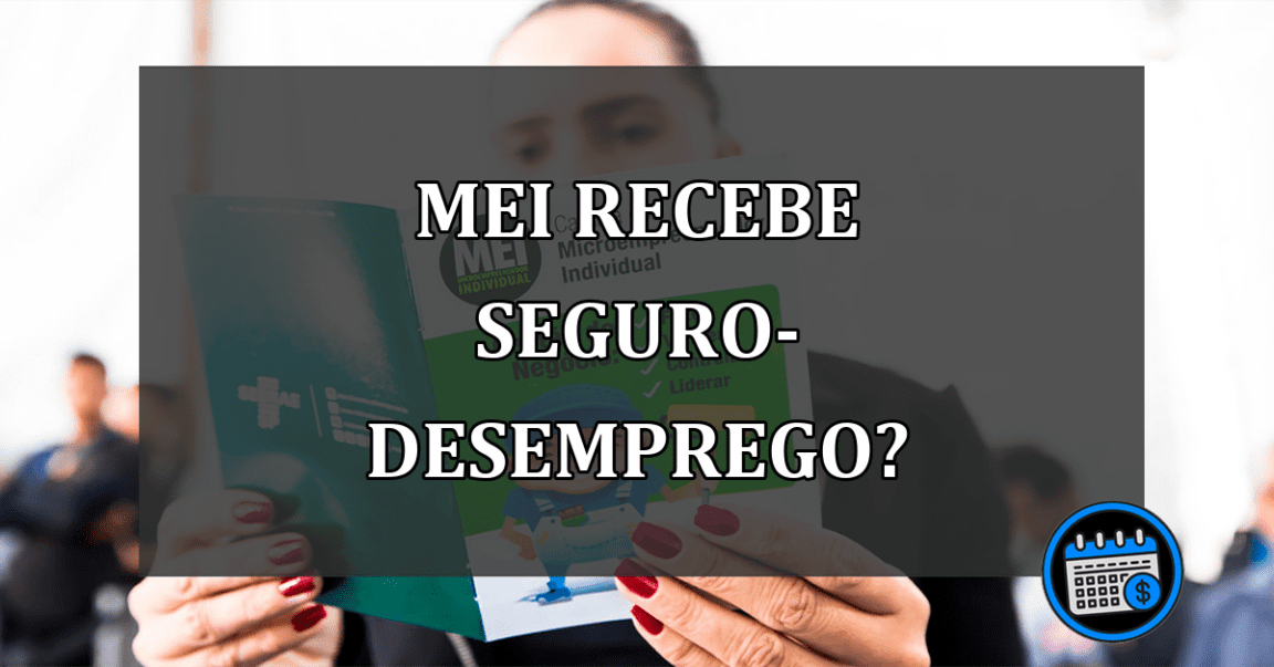 mei recebe seguro-desemprego?