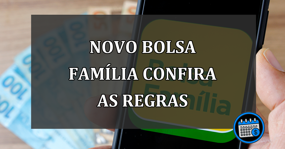 novo bolsa família confira as regras