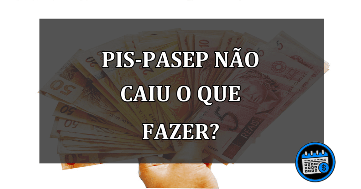 pis-pasep não caiu o que fazer?