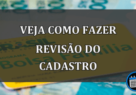 veja como fazer revisão do cadastro