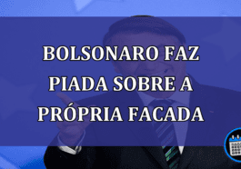 Bolsonaro faz piada sobre a propria facada