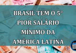 Brasil tem o 5° pior salario minimo da América Latina