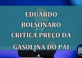 Eduardo Bolsonaro critica preco da gasolina do pai