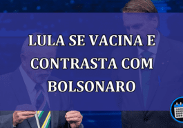 Lula se vacina e contrasta com Bolsonaro