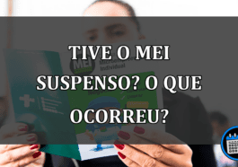 TIVE O MEI SUSPENSO? O QUE OCORREU?