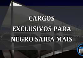 cargos exclusivos para negro saiba mais