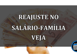 reajuste no salário-família veja