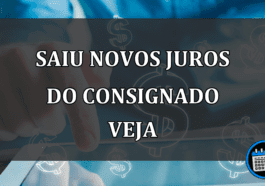 saiu novos juros do consignado veja