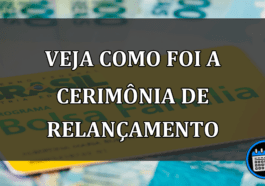 veja como foi a cerimônia de relançamento