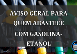 AVISO GERAL PARA QUEM ABASTECE COM GASOLINA-ETANOL