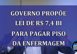 Governo propoe lei de R$ 7,4 bi para pagar piso da enfermagem