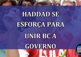 Haddad se esforca para unir BC a governo