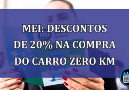 MEI: descontos de 20% na compra do carro zero Km