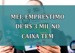 MEI: emprestimo de R$ 3 mil no Caixa Tem