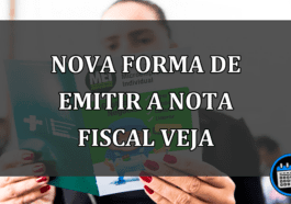 NOVA FORMA DE EMITIR A NOTA FISCAL VEJA