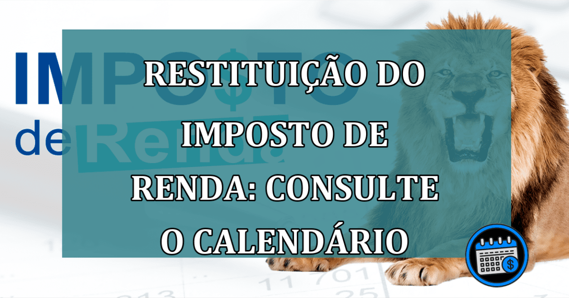 Restituicao do Imposto de Renda: Consulte o calendario