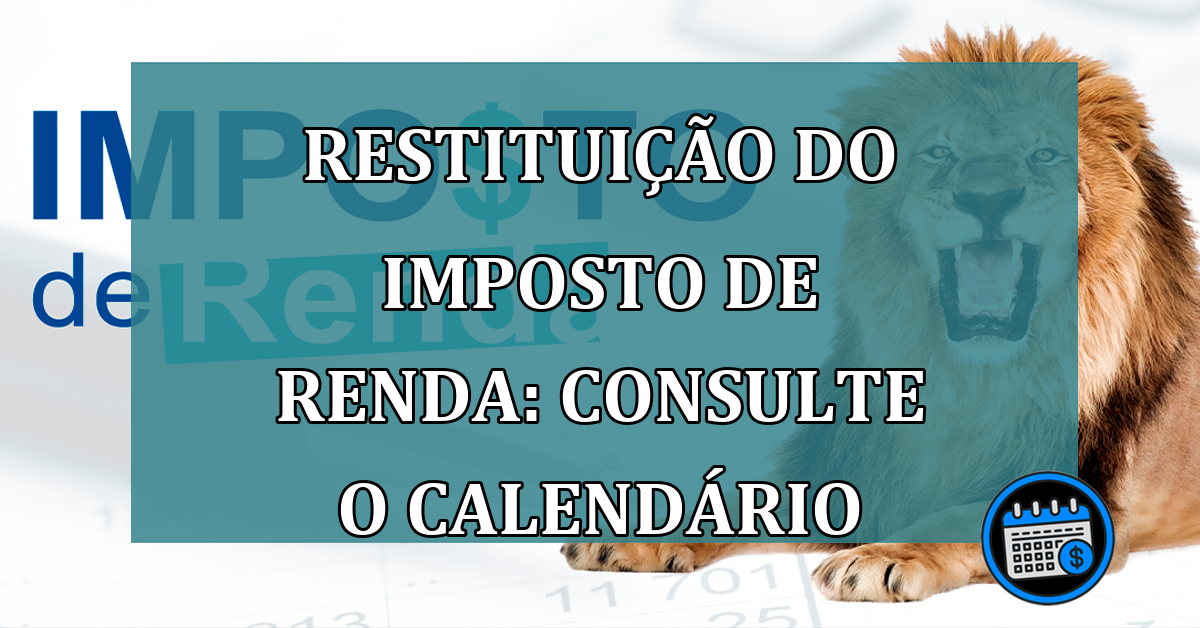 Restituicao do Imposto de Renda: Consulte o calendario