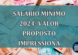 Salario Minimo 2024: valor proposto impressiona