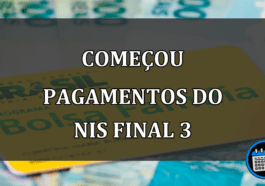 começou pagamentos do nis final 3