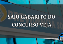 SAIU GABARITO DO CONCURSO VEJA