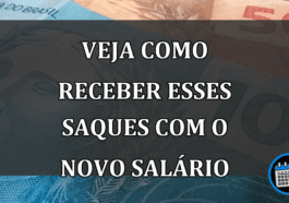 veja como receber esses saques com o novo salário