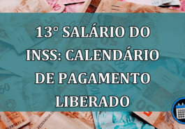 13° salario do INSS: Calendario de pagamento liberado