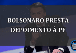 Bolsonaro presta depoimento à PF
