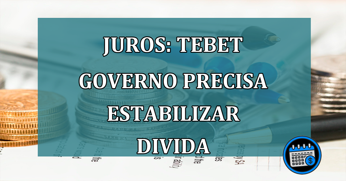 Juros: Tebet governo precisa estabilizar divida